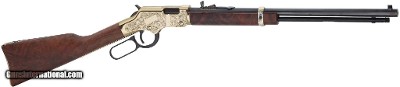 Henry Golden Boy Deluxe Engraved 22 WMR Lever 20.50