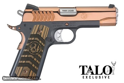 Ruger SR1911 9MM LUGER PISTOL 4.25 B 9mm Semi-Auto 4.25