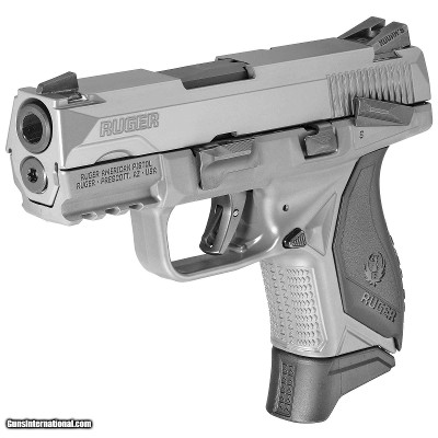 Ruger American Compact 9mm, Gray, 3.55