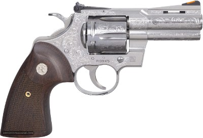 Colt PYTHON ENGRAVED 357 MAG 6 357 MAGNUM - Image 2 of 2