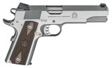 Springfield 1911 Garrison .45 ACP, Stainless/Wood Grips, Full-Size - 6 of 6