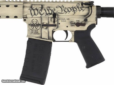 Black Rain Ordnance WE THE PEOPLEBATTLEWORN 5.56x45mm NATO Semi-Auto 16