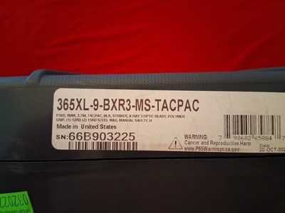 New, old stock Sig Sauer P365Xl - Image 8 of 10