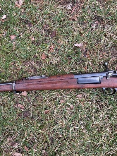 Springfield armory 1899 Krag carbine “updated for knife bayonet and gun sling” Philippine Constabulary carbine. - Image 9 of 15