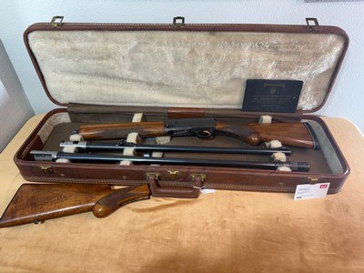 Youth set up - 1960 FN Belgian Browning Auto-5 Sweet 16 with multiple barrels, stocks, and case. - Image 1 of 20