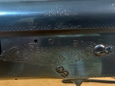 1953 FN Belgian Browning Auto-5 Sweet Sixteen with a smooth bore buck barrel - Image 14 of 18