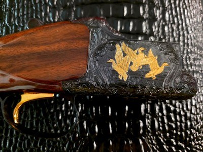 EXTREMELY RARE EARLY BROWNING CITORI GRADE VI ALL FACTORY HAND ENGRAVED - Image 18 of 19