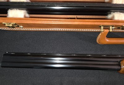 CASED BELGIUM BROWNING SUPERPOSED 2 BARREL MATCHED SET - Image 13 of 20
