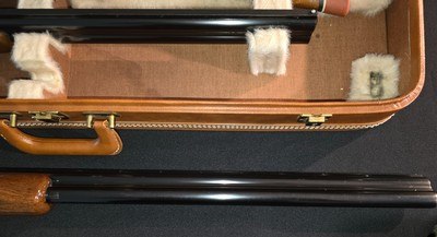 CASED BELGIUM BROWNING SUPERPOSED 2 BARREL MATCHED SET - Image 12 of 20