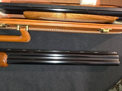 CASED BELGIUM BROWNING SUPERPOSED 2 BARREL MATCHED SET - Image 15 of 20