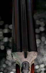 SIMSON SUHL THURINGENSIDE PLATE 12 GA. SXS WITHDEEP RELIEF HAND ENGRAVING - Image 7 of 20