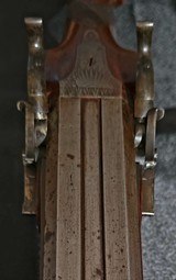 UNIQUE ANTIQUE OCTAGON BARRELED SXS SPORTING CAPE MUZZLE LOADER WITH HAMMER SAFETY MECHANISM - Image 4 of 20