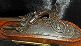 UNIQUE ANTIQUE OCTAGON BARRELED SXS SPORTING CAPE MUZZLE LOADER WITH HAMMER SAFETY MECHANISM - Image 8 of 20