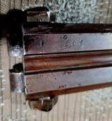 UNIQUE ANTIQUE OCTAGON BARRELED SXS SPORTING CAPE MUZZLE LOADER WITH HAMMER SAFETY MECHANISM - Image 13 of 20