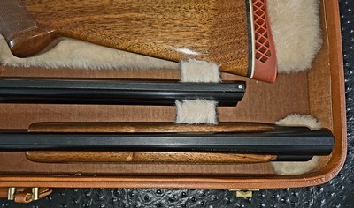 CASED BELGIUM BROWNING SUPERPOSED 2 BARREL MATCHED SET - Image 6 of 20