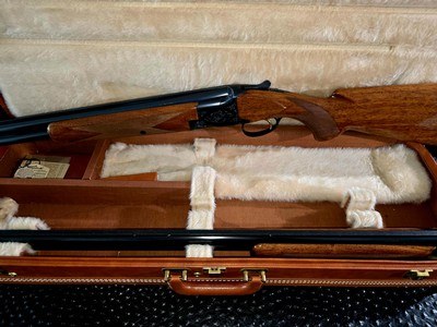 CASED BELGIUM BROWNING SUPERPOSED 2 BARREL MATCHED SET - Image 3 of 20