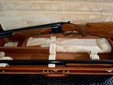 CASED BELGIUM BROWNING SUPERPOSED 2 BARREL MATCHED SET - Image 3 of 20