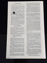 SMITH AND WESSON MODEL 29 UNISSUED* NEVER FOLDED* NEVER USED* FACTORY MANUAL - 2 of 7