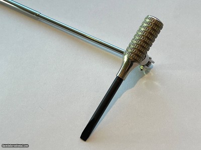 SMITH AND WESSON VINTAGE KNURLED NICKEL SIGHT ADJUSTMENT TOOL CIRCA 1940-1948