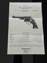 SMITH AND WESSON MODEL 24 1950 TARGET REVOLVER ORIGINAL MANUAL AND DOCUMENTS - 6 of 12