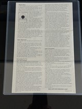 SMITH AND WESSON MODEL 24 1950 TARGET REVOLVER ORIGINAL MANUAL AND DOCUMENTS - 3 of 12