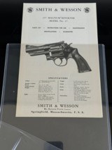SMITH AND WESSON MODEL 27 UNISSUED FACTORY ORIGINAL REVOLVER MANUAL 3 INCH BARREL - 5 of 8