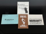 SMITH AND WESSON 5906 SEMI AUTOMATIC PISTOL MANUAL AND DOCUMENTATION FIRST YEAR OF PRODUCTION - 2 of 11