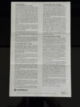 SMITH AND WESSON MODEL 659 SEMI AUTOMATIC MANUAL * WARRANTY * DOCUMENTATION - 2 of 6