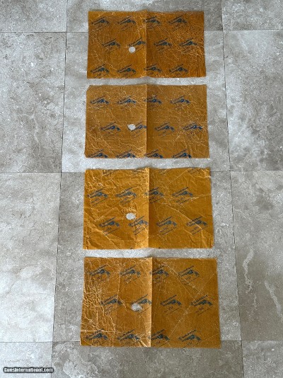 SMITH AND WESSON FACTORY ORIGINAL VINTAGE
VCI ANTI CORROSION PISTOL BOX PAPER 4 SHEETS