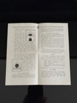 FACTORY ORIGINAL
CIRCA 1955 SMITH AND WESSON WARRANTY, SAFETY MANUAL , SERVICE STATION DOCUMENTATION - 6 of 8