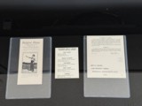 FACTORY ORIGINAL
CIRCA 1955 SMITH AND WESSON WARRANTY, SAFETY MANUAL , SERVICE STATION DOCUMENTATION - 8 of 8