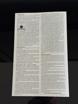 SMITH AND WESSON MODEL
624 REVOLVER 1985 .44 TARGET * UNCIRCULATED NEVER FOLDED MANUAL AND DOCUMENTS - 6 of 11