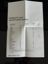 SMITH AND WESSON * FACTORY ORIGINAL * MODEL 629 REVOLVER PRESENTATION GRADE FACTORY MANUAL AND DOCUMENTS - 12 of 12