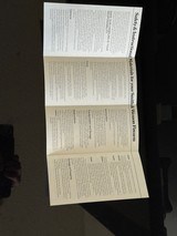SMITH AND WESSON MODEL 25-5
COLT .45 CALIBER TARGET REVOLVER
MANUAL AND DOCUMENTS - 14 of 15