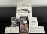 SMITH AND WESSON MODEL 25-5
COLT .45 CALIBER TARGET REVOLVER
MANUAL AND DOCUMENTS