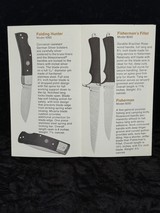SMITH AND WESSON FACTORY BOX * WARRANTY * KNIVES BROCHURE
MODEL 6060 FOLDING HUNTER KNIFE CIRCA 1970'S - 7 of 11