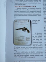 SMITH AND WESSON MODEL 12 AIR WEIGHT REVOLVER * UNCIRCULATED * NEVER FOLDED * FACTORY ORIGINAL MANUAL AND PARTS LIST - 10 of 11