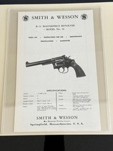 SMITH AND WESSON MODEL 16 REVOLVER * UNISSUED * NEVER FOLDED * FACTORY ORIGINAL MANUAL - 11 of 13