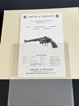 SMITH AND WESSON MODEL 16 REVOLVER * UNISSUED * NEVER FOLDED * FACTORY ORIGINAL MANUAL - 10 of 13