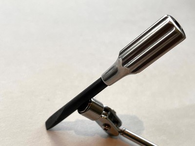 SMITH AND WESSON FACTORY * FLUTED ALUMINUM BROAD BLADE * SIGHT ADJUSTMENT TOOL - Image 1 of 10