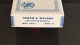 SMITH AND WESSON CHIEFS SPECIAL MODEL 36 NICKEL BOX AND MANUAL