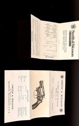 SMITH AND WESSON CHIEFS SPECIAL MODEL 36 NICKEL BOX AND MANUAL - Image 8 of 14