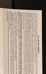 SMITH AND WESSON CHIEFS SPECIAL MODEL 36 NICKEL BOX AND MANUAL - Image 14 of 14