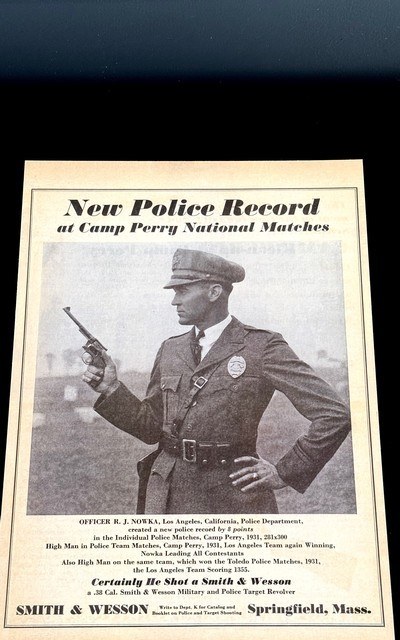 SMITH AND WESSON PRE-WAR HELPFUL HINTS MANUAL / NEW POLICE RECORDOFFICER NOWKA - Image 3 of 6