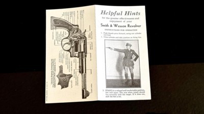 SMITH AND WESSON PRE-WAR HELPFUL HINTS MANUAL / NEW POLICE RECORDOFFICER NOWKA - Image 5 of 6