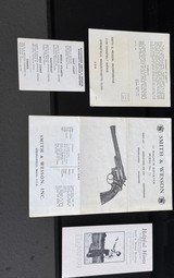 SMITH AND WESSONMODEL 53 * 22 MAGNUMORIGINAL BOX AND DOCUMENTS8-3/8 