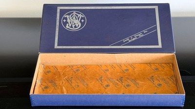 SMITH AND WESSONMODEL 53 * 22 MAGNUMORIGINAL BOX AND DOCUMENTS8-3/8 