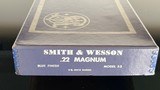 SMITH AND WESSONMODEL 53 * 22 MAGNUMORIGINAL BOX AND DOCUMENTS8-3/8 