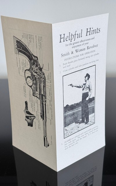 SMITH AND WESSONMODEL 53 * 22 MAGNUMORIGINAL BOX AND DOCUMENTS8-3/8 