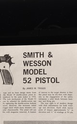 SMITH AND WESSONMODEL 52 / 38 MASTER* CLEANING KIT * BROAD BLADE SIGHT TOOL1960'S* DRY FIRE TARGET * BARREL WRENCH - Image 12 of 15